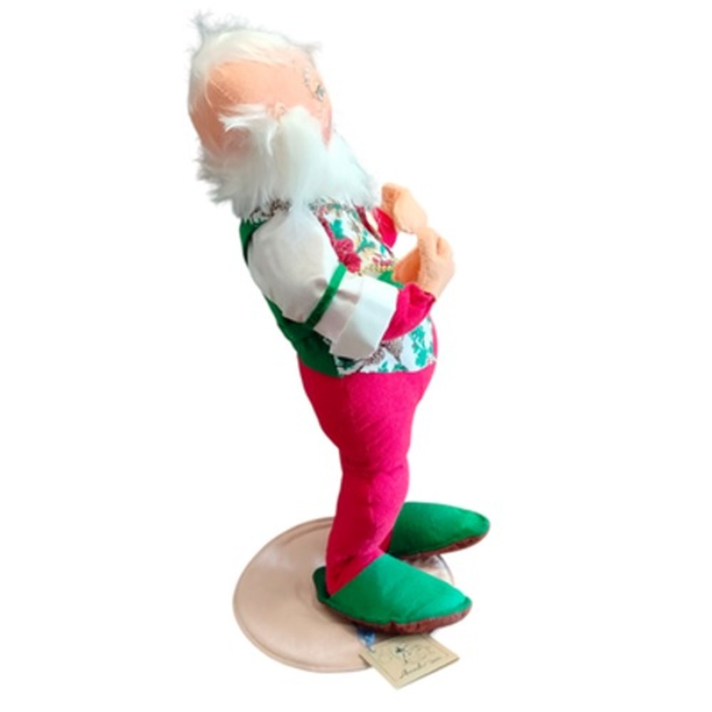 Vintage 1994 Annalee Mobilitee Dolls Santa Christmas Figure Made in USA #5603 - Picture 7 of 11